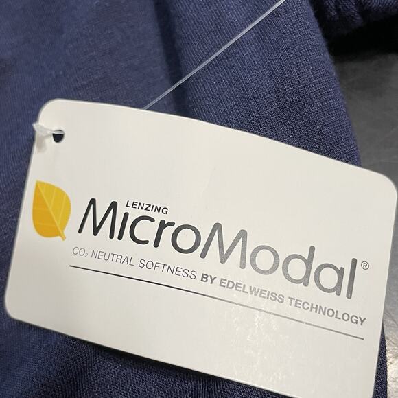 Athleta SOLSTICE Draped Cowl Dress Size Small Navy Blue Soft Modal Wool NEW - Picture 8 of 12